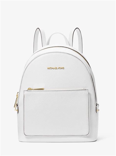 michael kors idina backpack|Adina Medium Pebbled Leather Backpack .